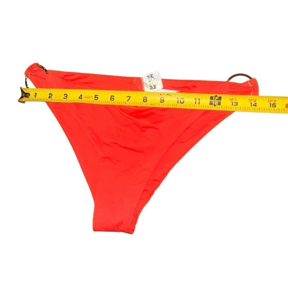 Banana Moon sz 40 high leg sexy “vaiva ring” bottom swim cheeky bikini tangerine - Picture 2 of 6